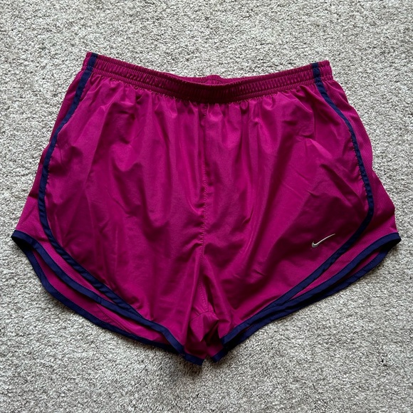 Nike dri-fit shorts, magenta pink, size medium - Picture 1 of 6